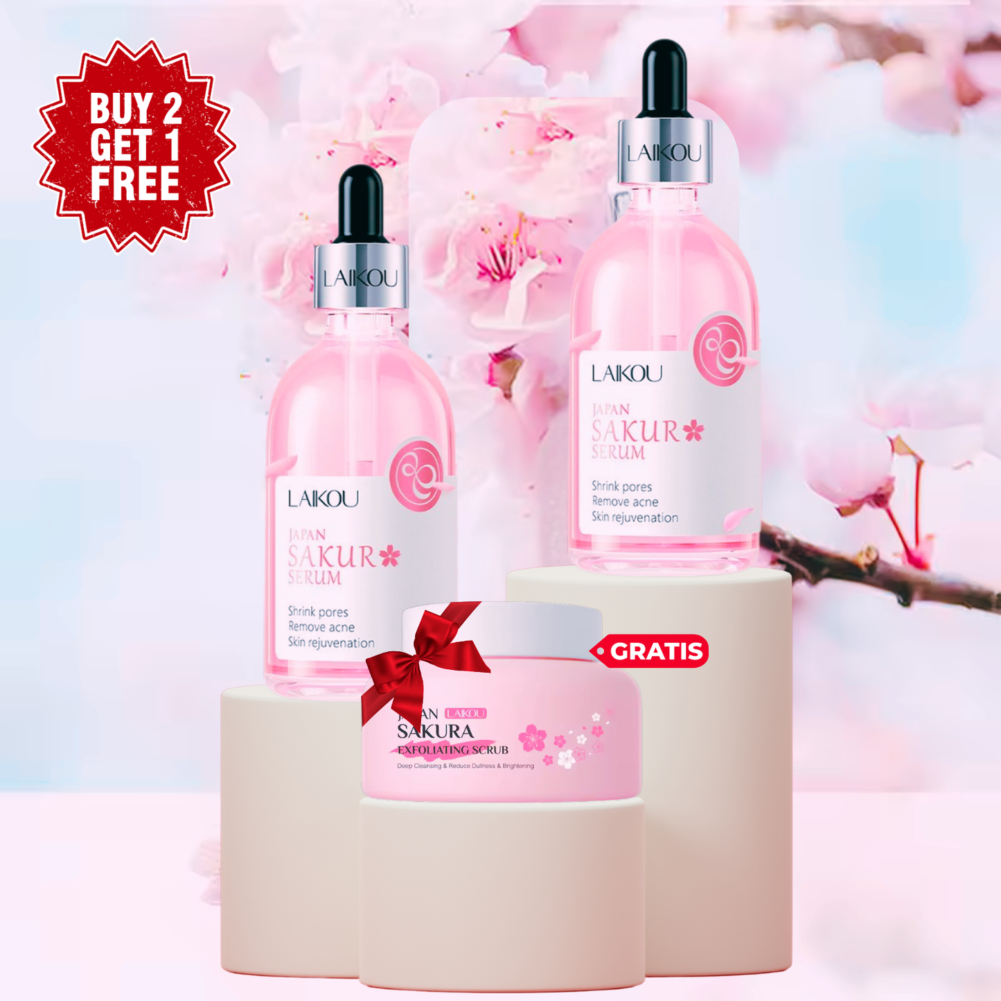 ⚡¡OFERTA FLASH! PACK LUMINOSIDAD: 2 SÉRUMS + 1 EXFOLIANTE GRATIS 🎁
